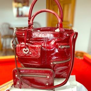 Brighton PAP KAELAN PATENT Leather Bag